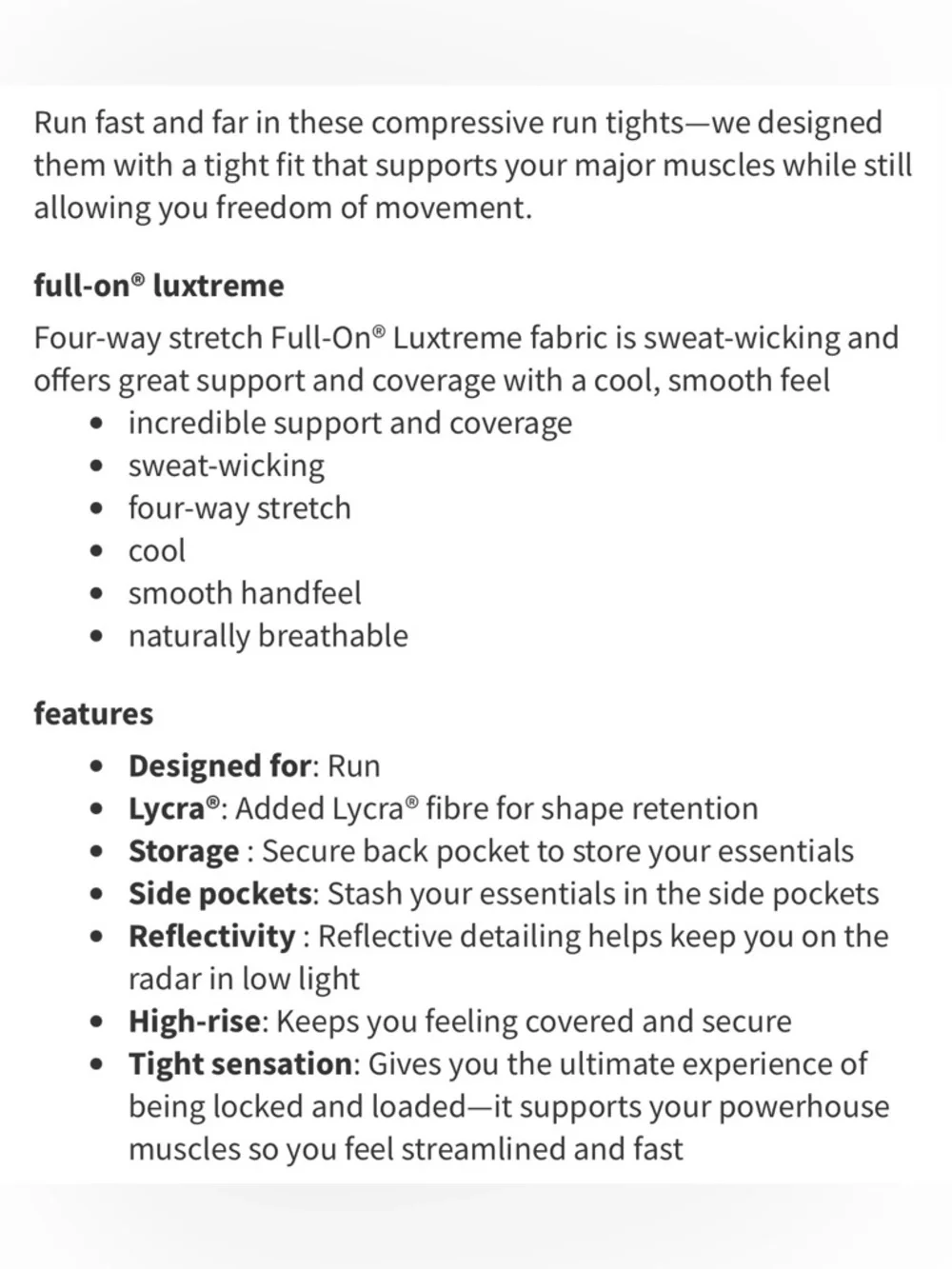 Lululemon Tightest Stuff Tight 28